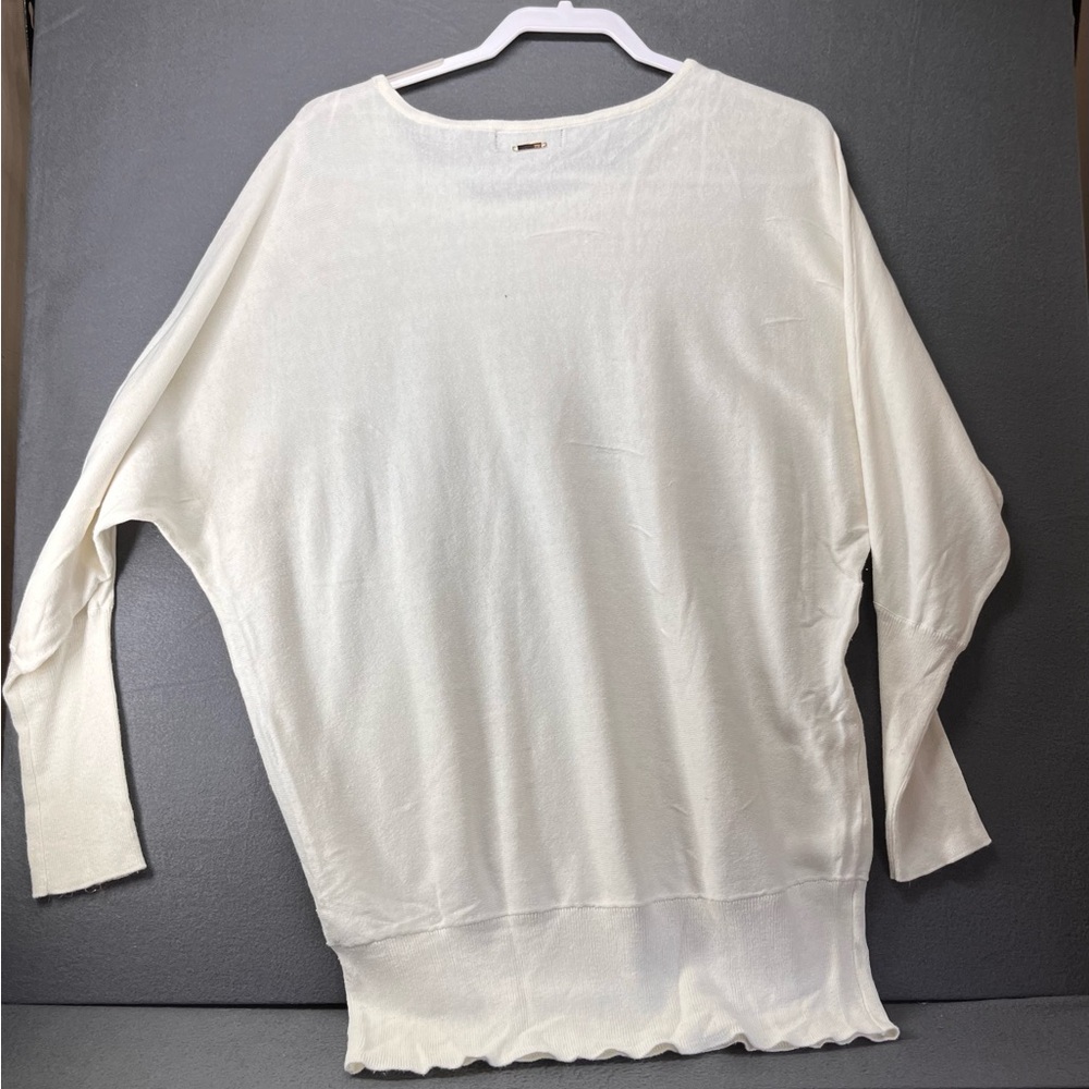 Black Rivet Ivory Stud-Trim Dolman Tunic Top - Picture 5 of 7